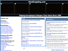 Tablet Screenshot of handicapping.com